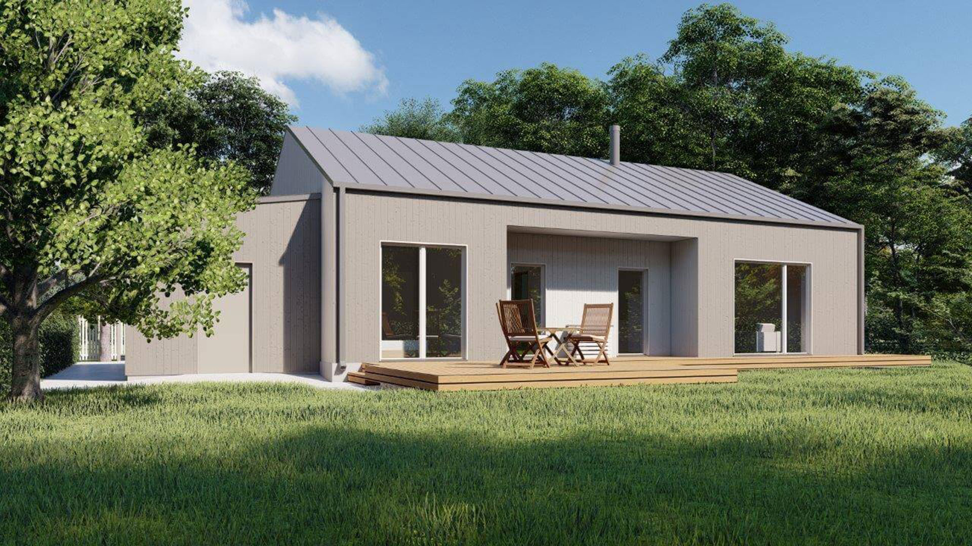 Modulhaus aus Holz